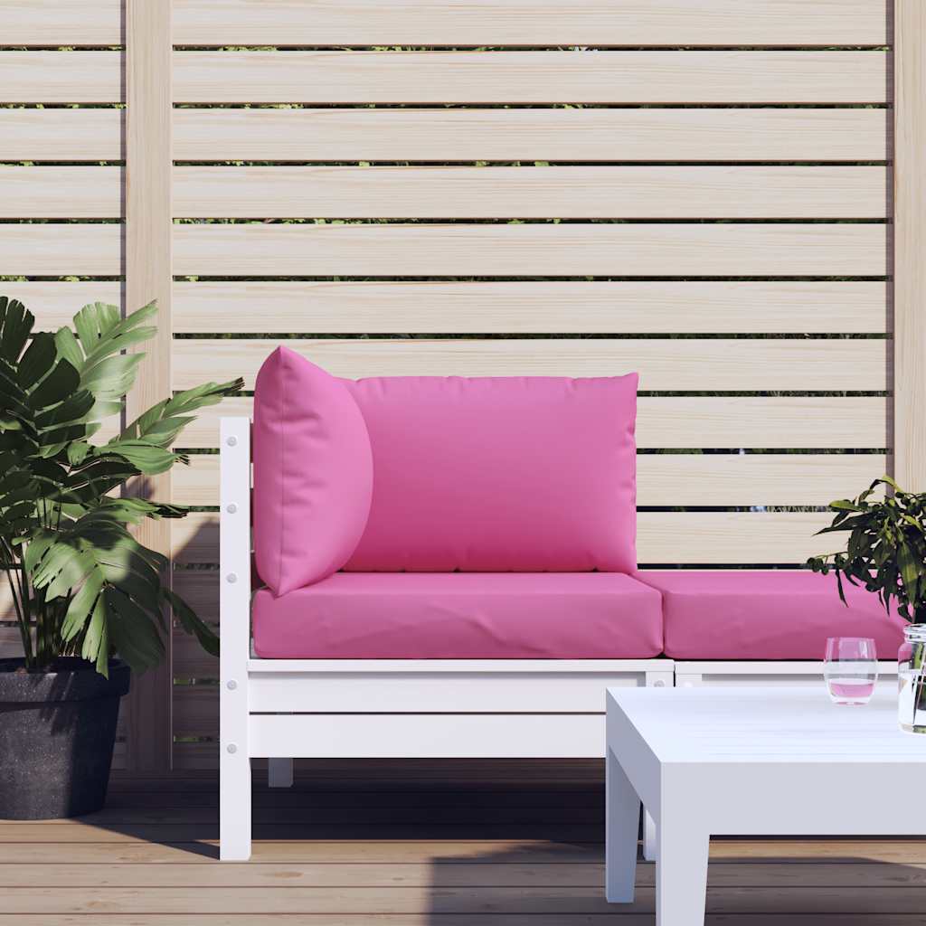 JUNG Vida Palettenkissen 3 Stk. Rosa Oxford-Stoff