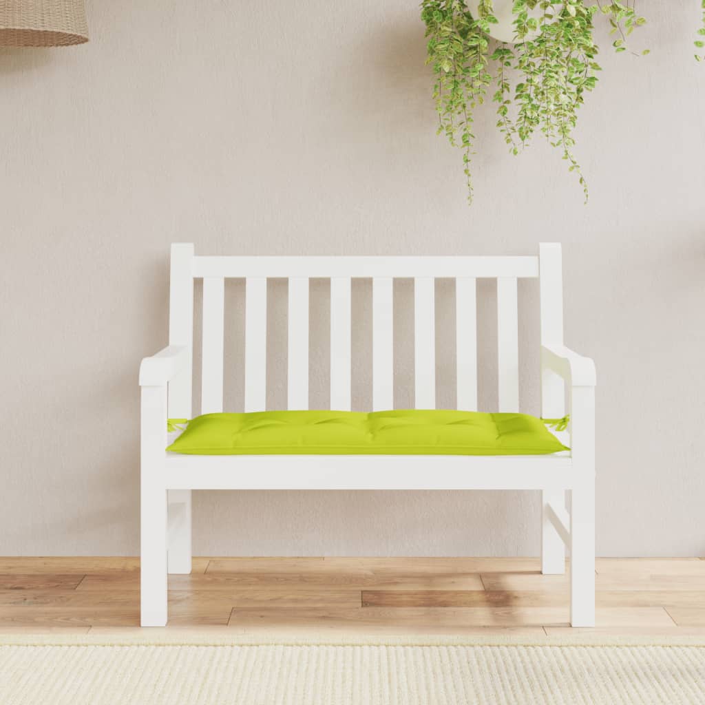 JUNG Vida Gartenbank-Auflage Knallgrün 110x50x7 cm Oxford-Gewebe