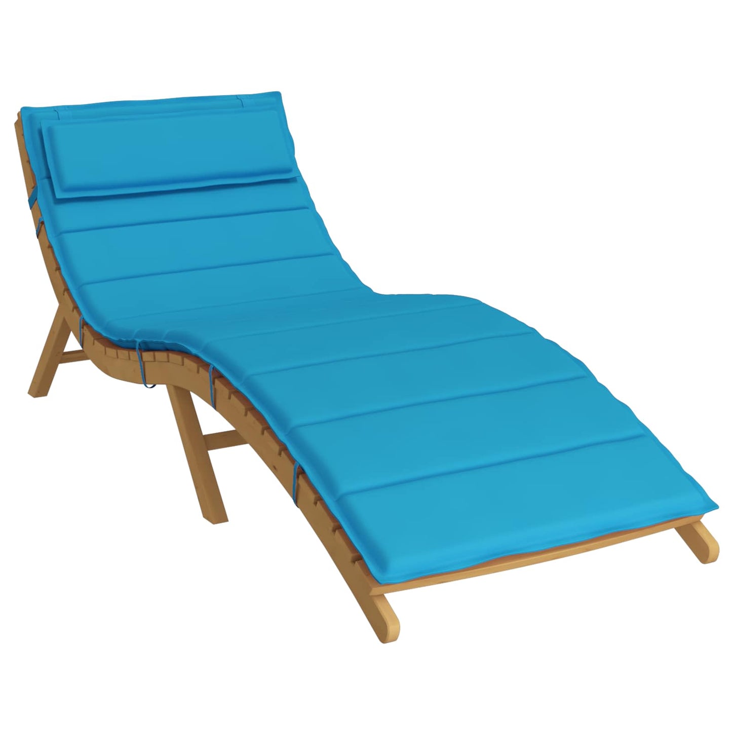 JUNG Vida Sonnen-Lounger Kissen Hellblau 180 x 60 x 4 cm Oxford-Stoff