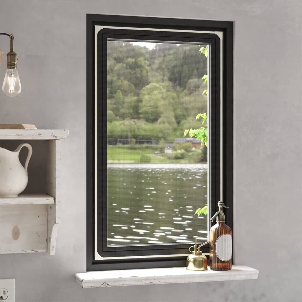 JUNG Vida Magnet-Insektenschutz für Fenster Weiß 80x140 cm