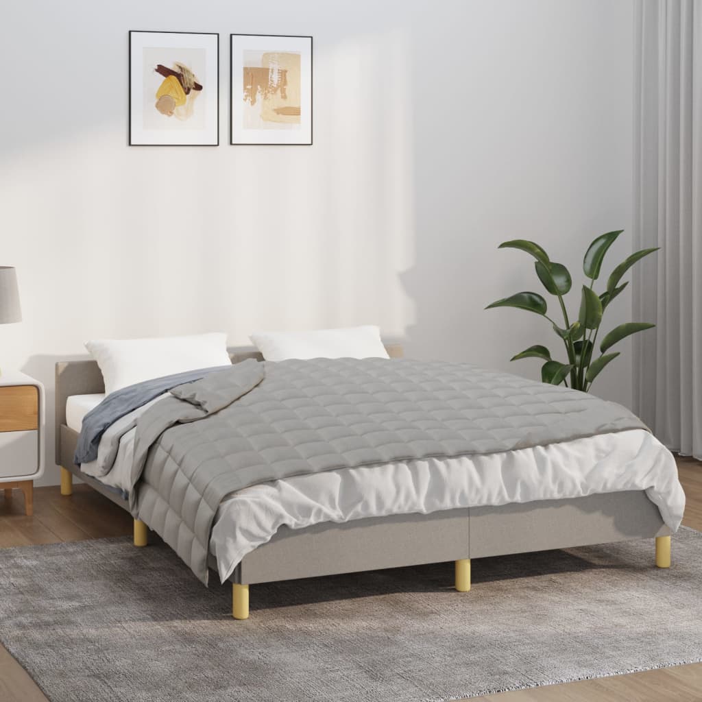 JUNG Vida Gewichtsdecke Grau 135x200 cm 6 kg Stoff