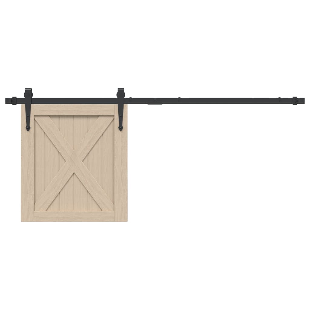 JUNG Vida Mini Schiebetürbeschlag Set für Schranktüren 122 cm Carbonstahl