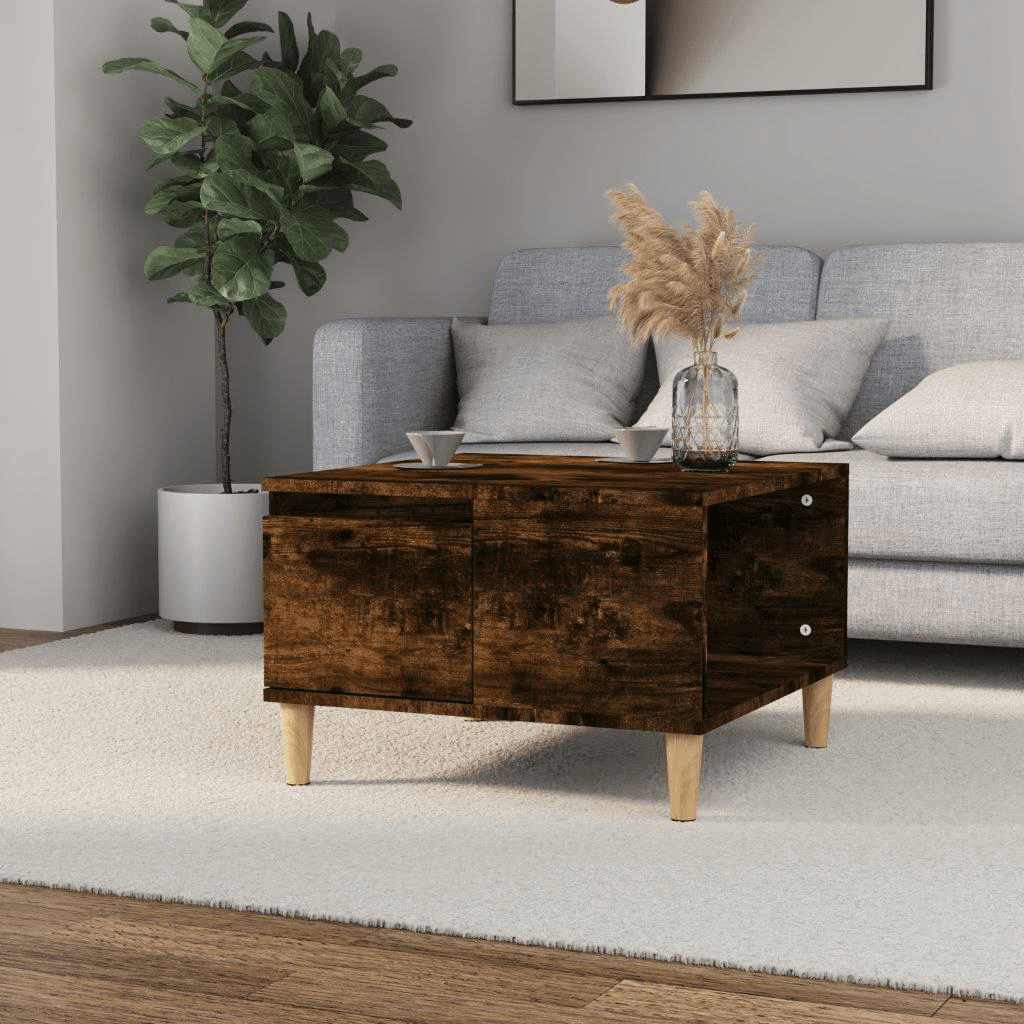 JUNG Vida Couchtisch Räuchereiche 55x55x36,5 cm Holzwerkstoff