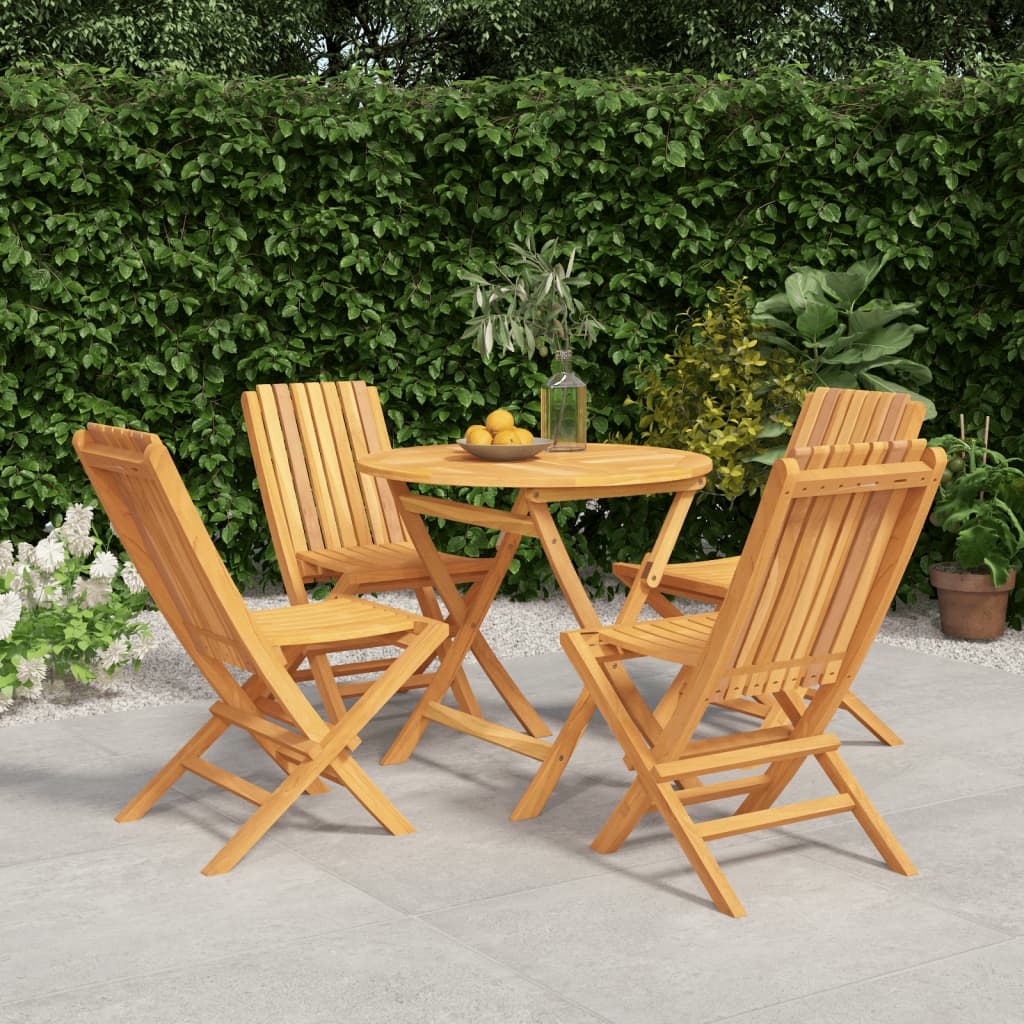 JUNG Vida 5-tlg. Garten-Essgruppe Massivholz Teak