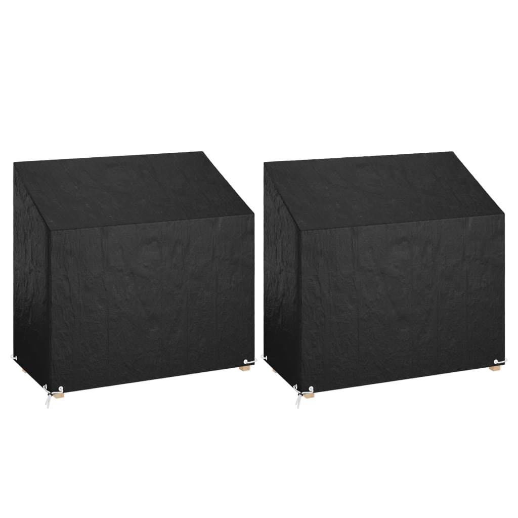 JUNG Vida Abdeckungen für Gartenbank 2 Stk. 8 Ösen 130x70x70/88 cm