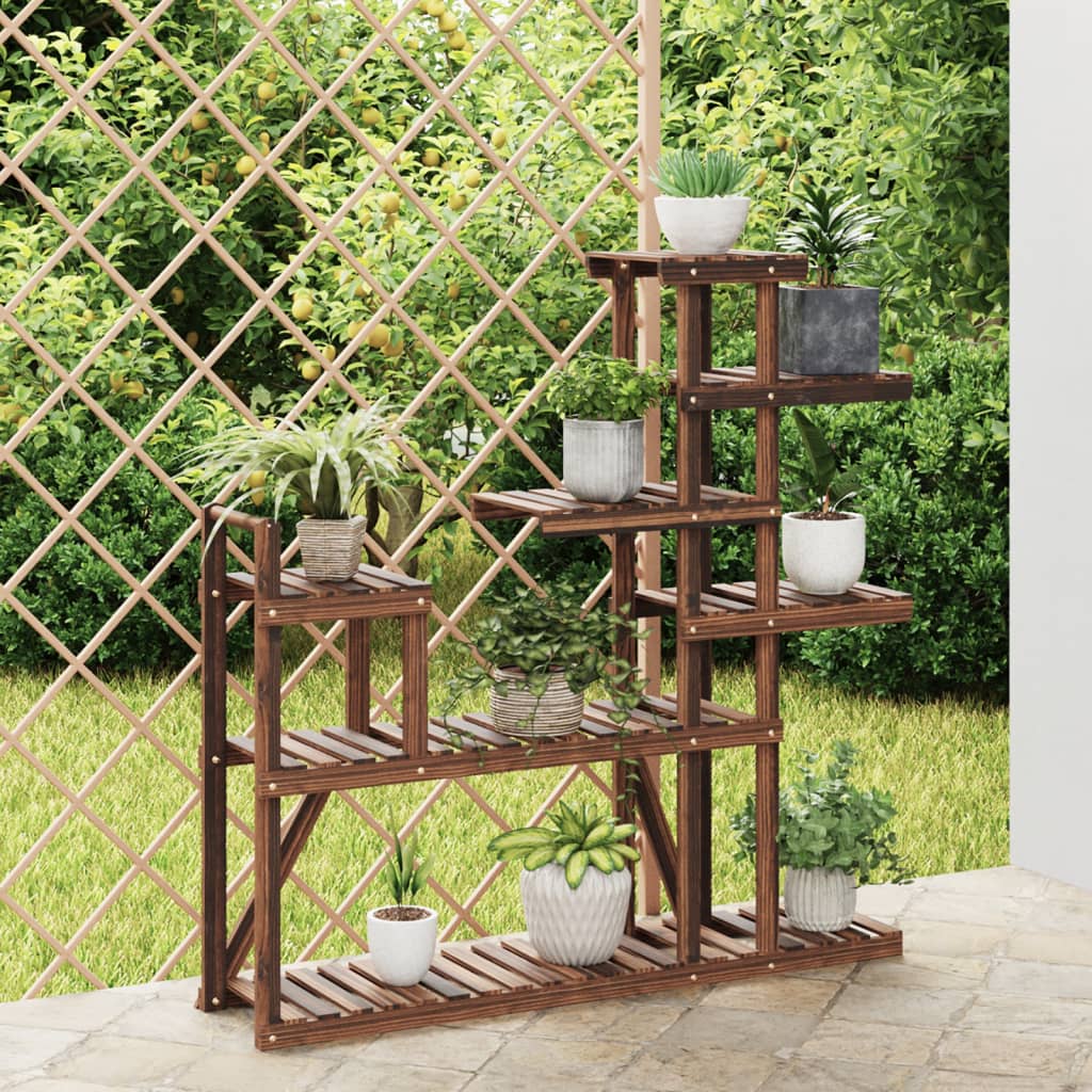 JUNG Vida Blumenständer 110x25x111 cm Massivholz Tanne