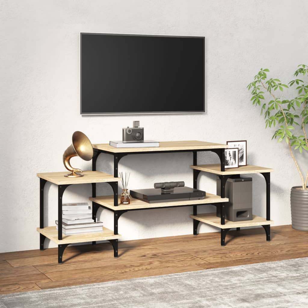 JUNG Vida TV-Schrank Sonoma-Eiche 117x35x52 cm Holzwerkstoff