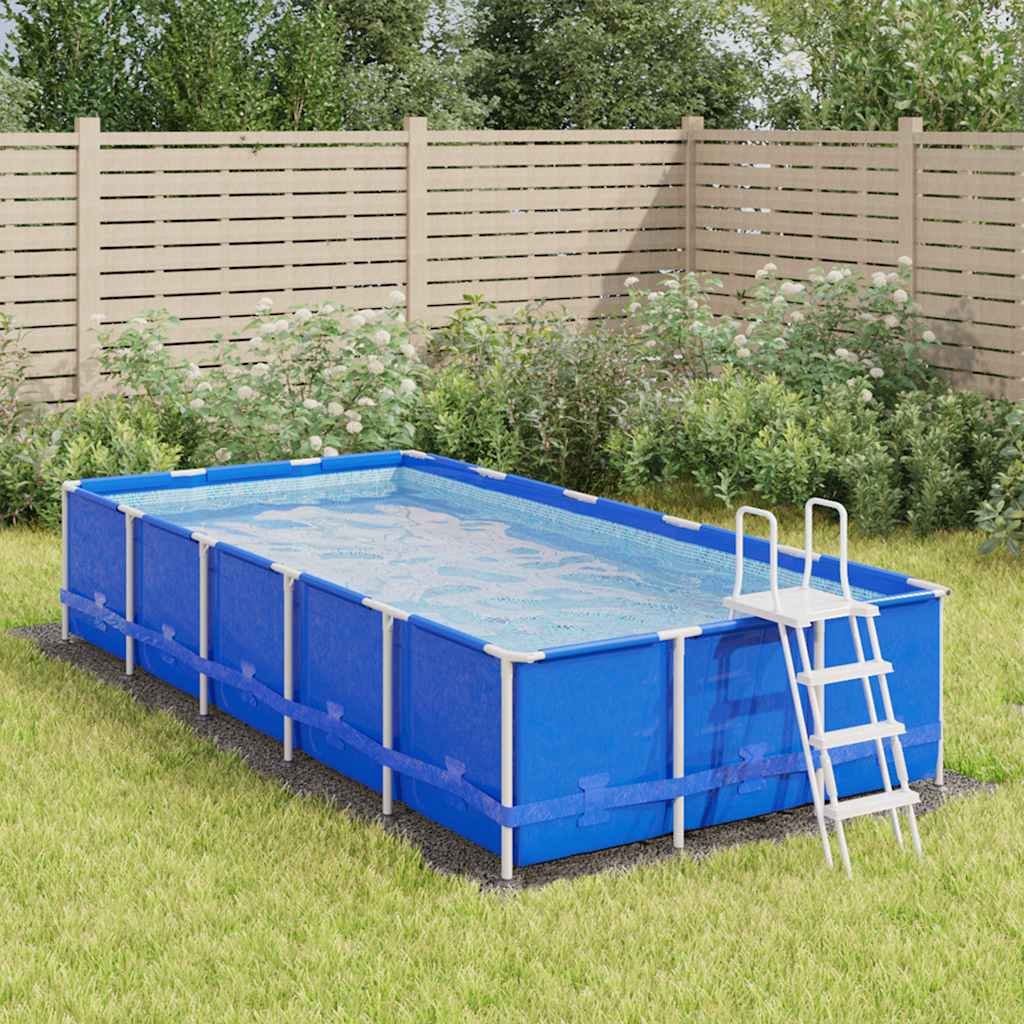 JUNG Vida Pool-Bodentuch Hellgrau 500x250 cm Polyester Geotextil