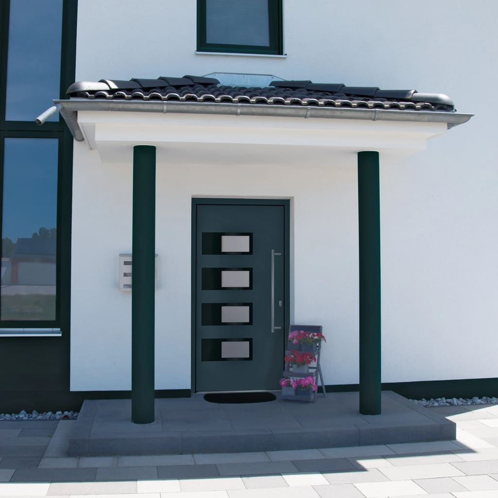 JUNG Vida Haustür Anthrazit 100x210 cm Aluminium und PVC