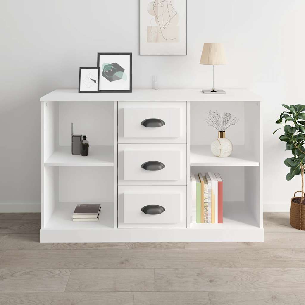 JUNG Vida Sideboard Weiß 104,5x35,5x67,5 cm Holzwerkstoff