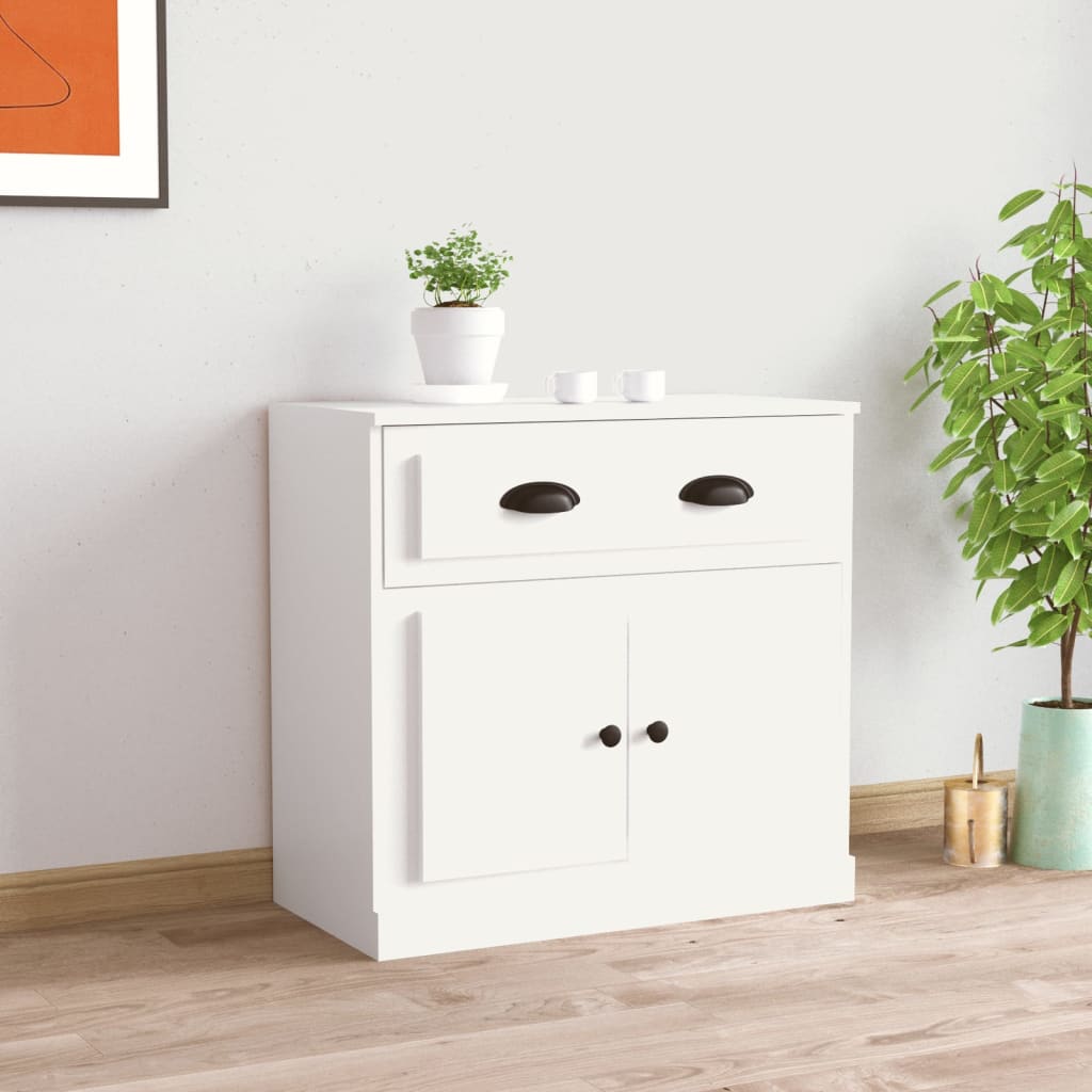 JUNG Vida Sideboard Weiß 70x35,5x67,5 cm Holzwerkstoff