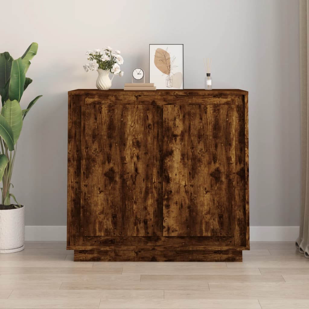JUNG Vida Sideboard Räuchereiche 80x34x75 cm Holzwerkstoff