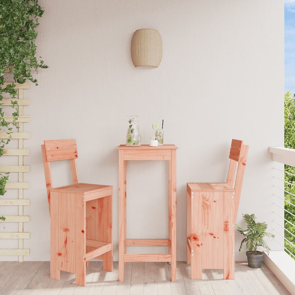 JUNG Vida Barhocker 2 Stk. 40x48,5x115,5 cm Massivholz Douglasie