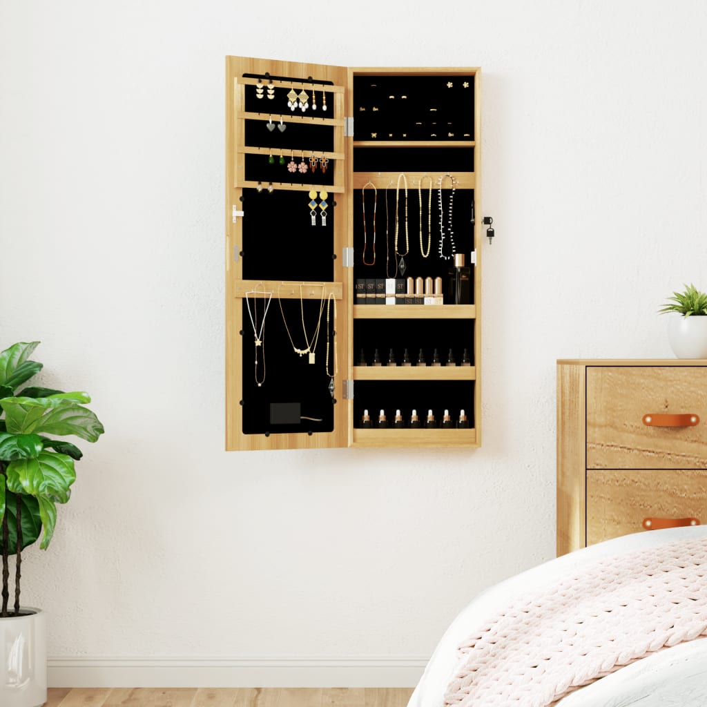 JUNG Vida Spiegel-Schmuckschrank mit LED-Beleuchtung Wandmontage