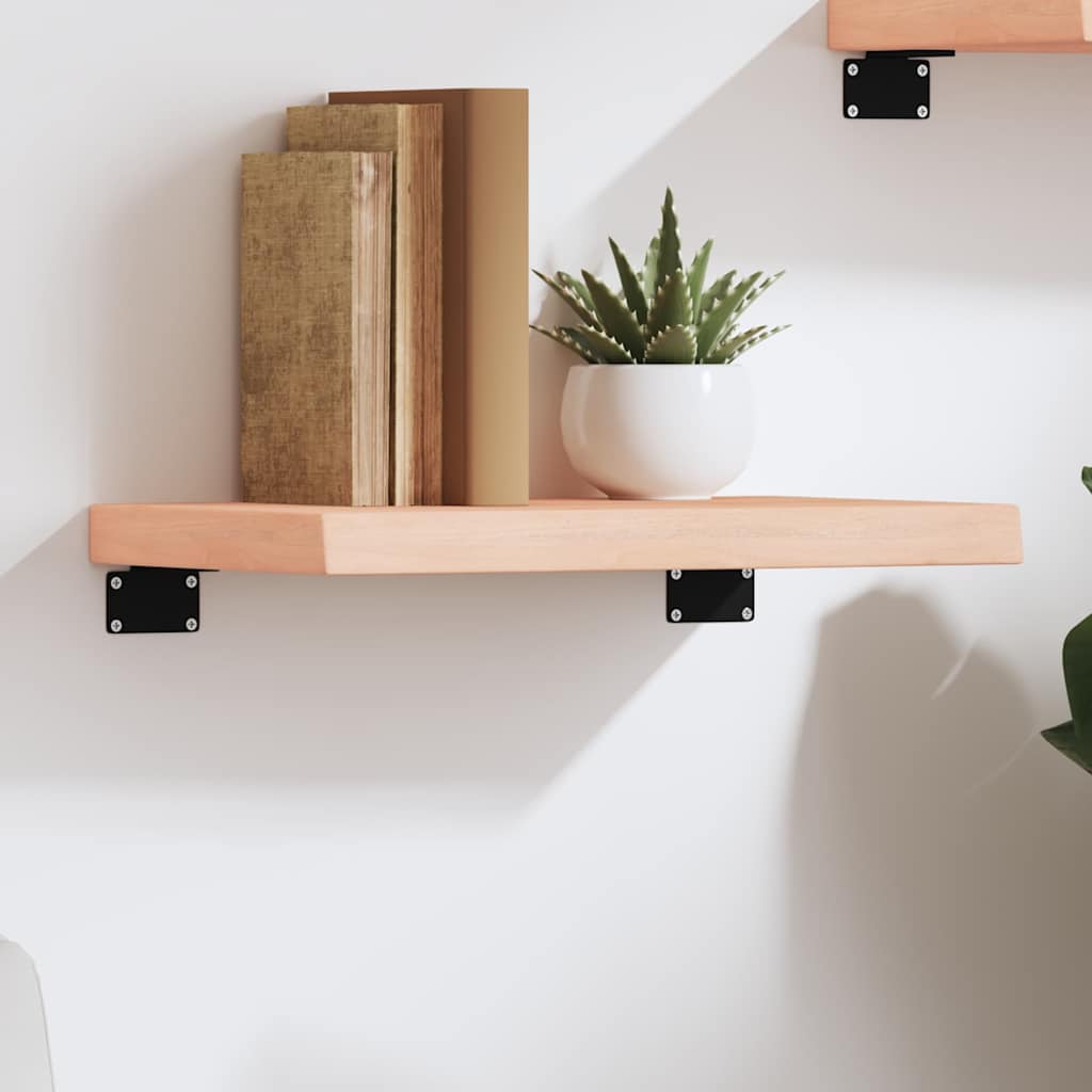 JUNG Vida Wandregal 40x30x(2-4) cm Massivholz Eiche Unbehandelt