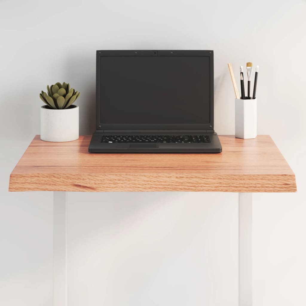 JUNG Vida Tischplatte 60x50x(2-4) cm Massivholz Behandelt Baumkante