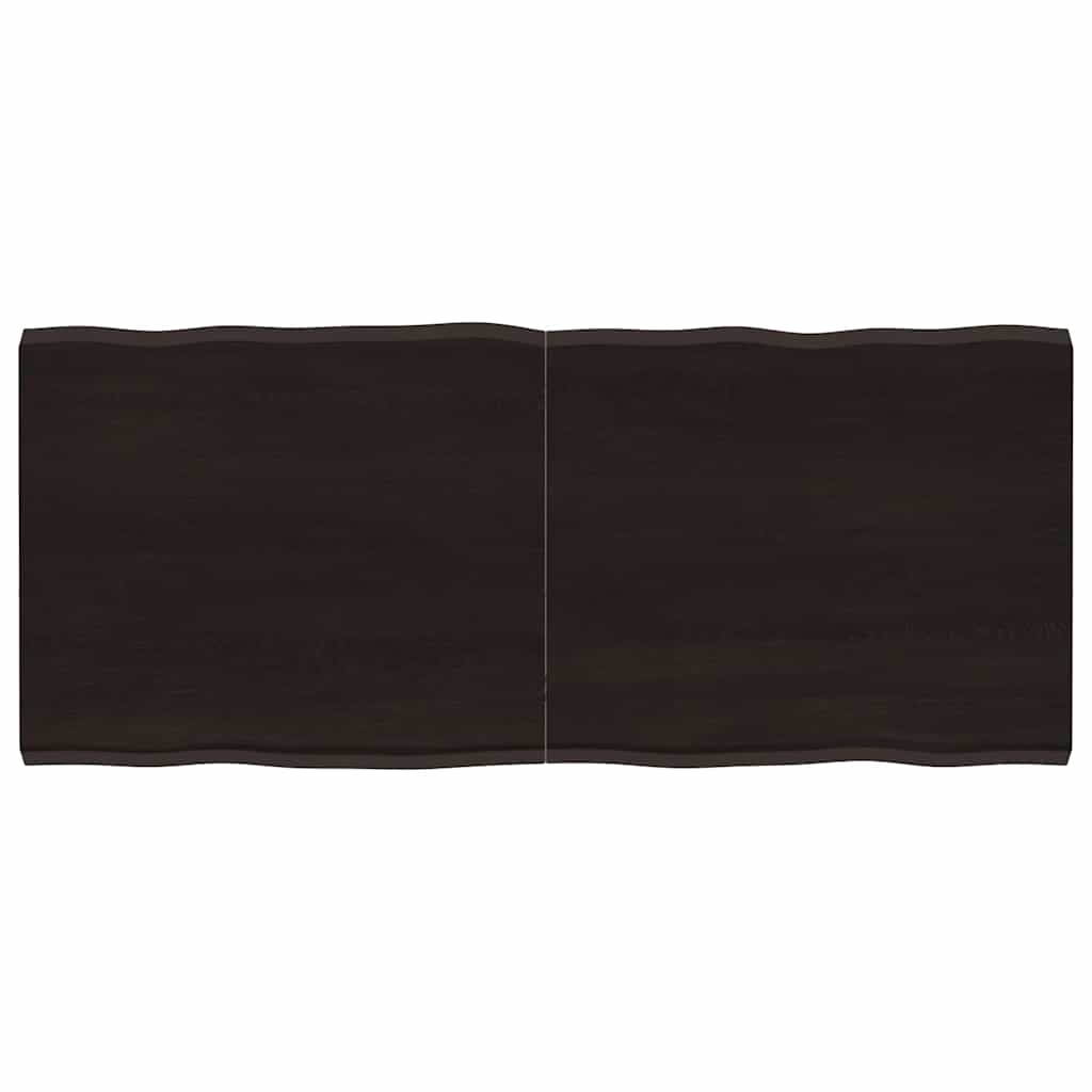 JUNG Vida Tischplatte 140x60x(2-4) cm Massivholz Behandelt Baumkante