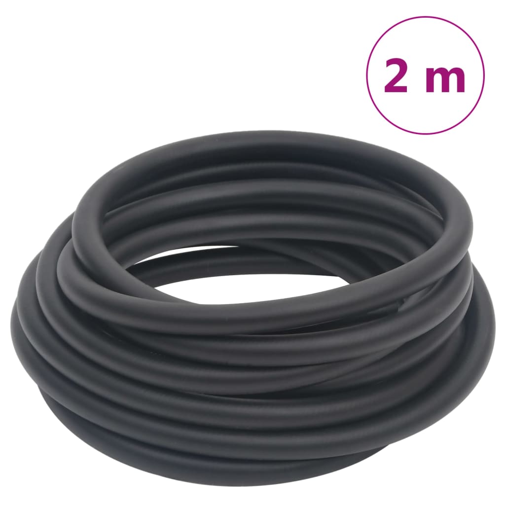 JUNG Vida Hybrid-Luftschlauch Schwarz 0,6" 2 m Gummi und PVC