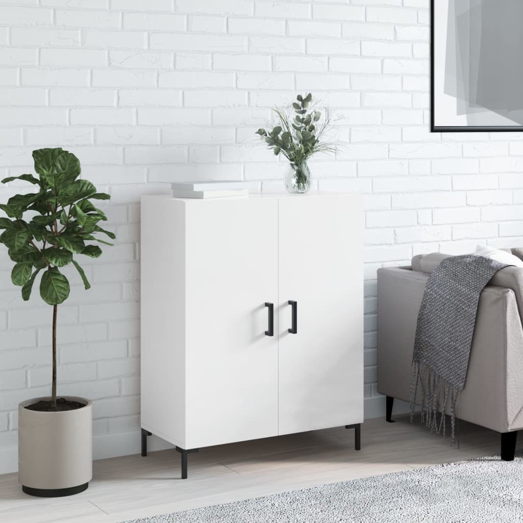 JUNG Vida Sideboard Hochglanz-Weiß 69,5x34x90 cm Holzwerkstoff