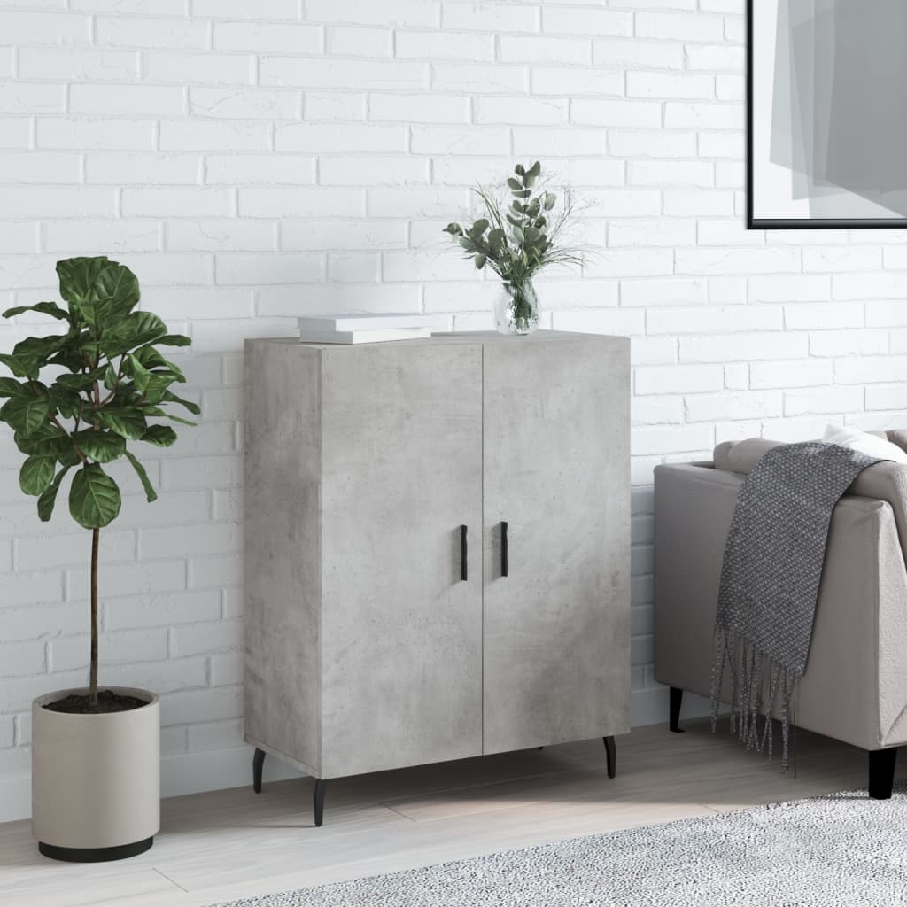 JUNG Vida Sideboard Betongrau 69,5x34x90 cm Holzwerkstoff
