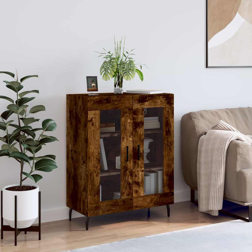 JUNG Vida Sideboard Räuchereiche 69,5x34x90 cm Holzwerkstoff
