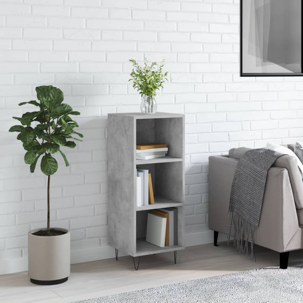 JUNG Vida Sideboard Betongrau 34,5x32,5x90 cm Holzwerkstoff
