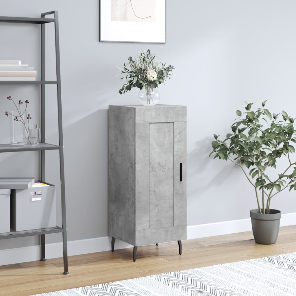 JUNG Vida Sideboard Betongrau 34,5x34x90 cm Holzwerkstoff