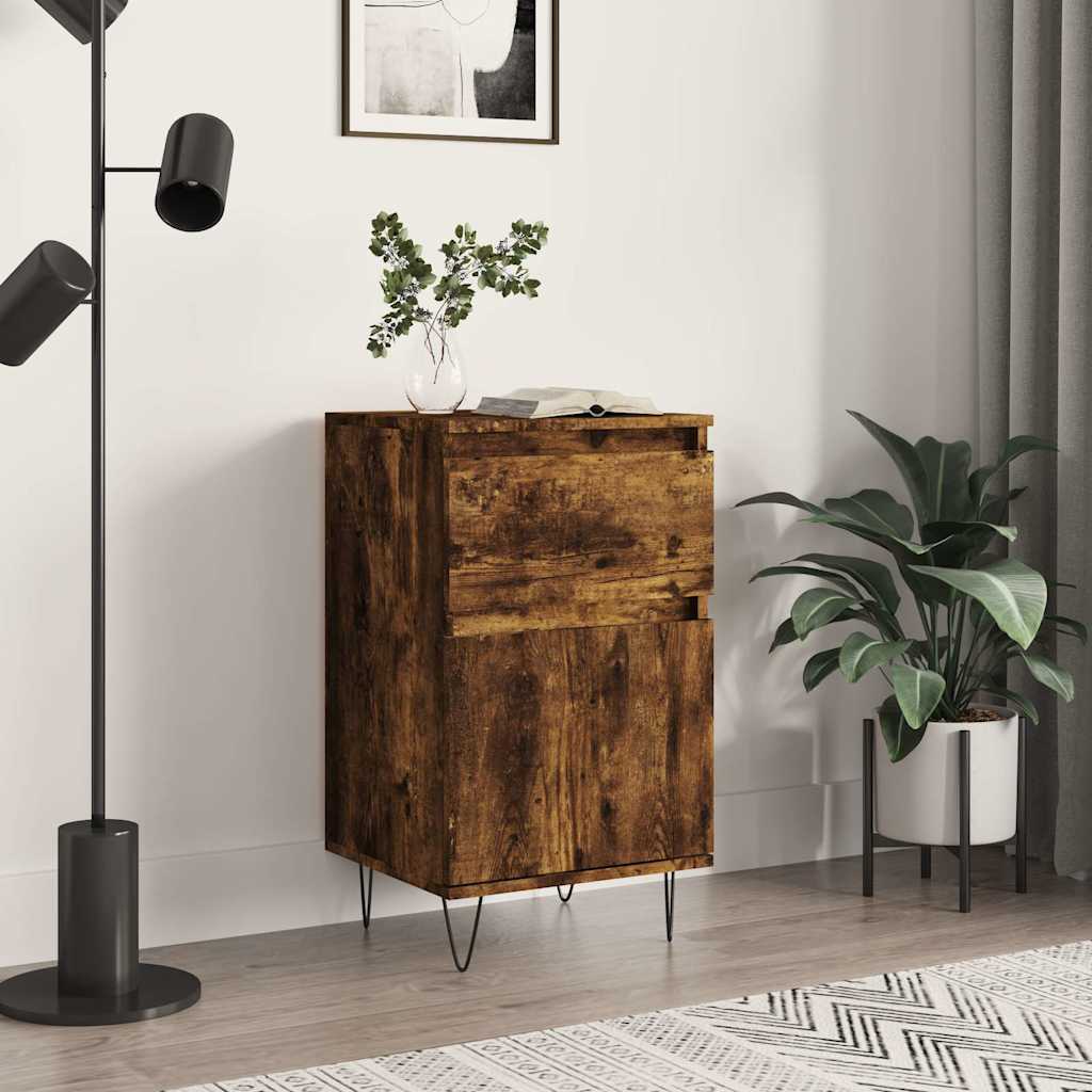 JUNG Vida Sideboard Räuchereiche 40x35x70 cm Holzwerkstoff