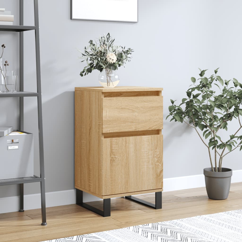 JUNG Vida Sideboard Sonoma-Eiche 40x35x70 cm Holzwerkstoff