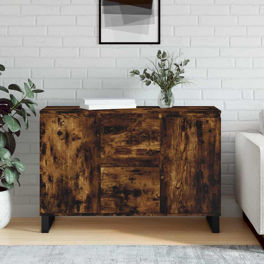 JUNG Vida Sideboard Räuchereiche 101,5x35x70 cm Holzwerkstoff