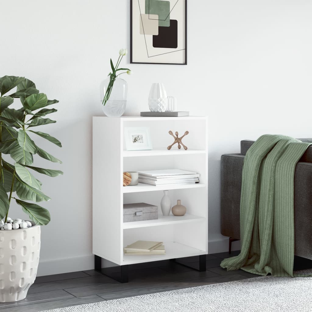 JUNG Vida Highboard Weiß 57x35x90 cm Holzwerkstoff