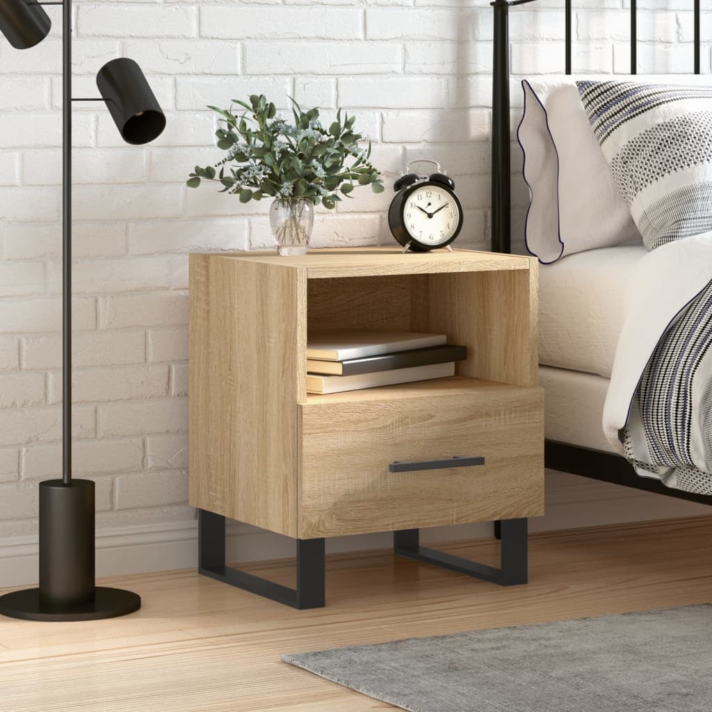 JUNG Vida Nachttisch Sonoma-Eiche 40x35x47,5 cm Holzwerkstoff