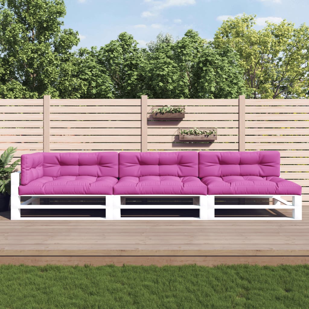 JUNG Vida Palettenkissen 7-tlg. Rosa Stoff
