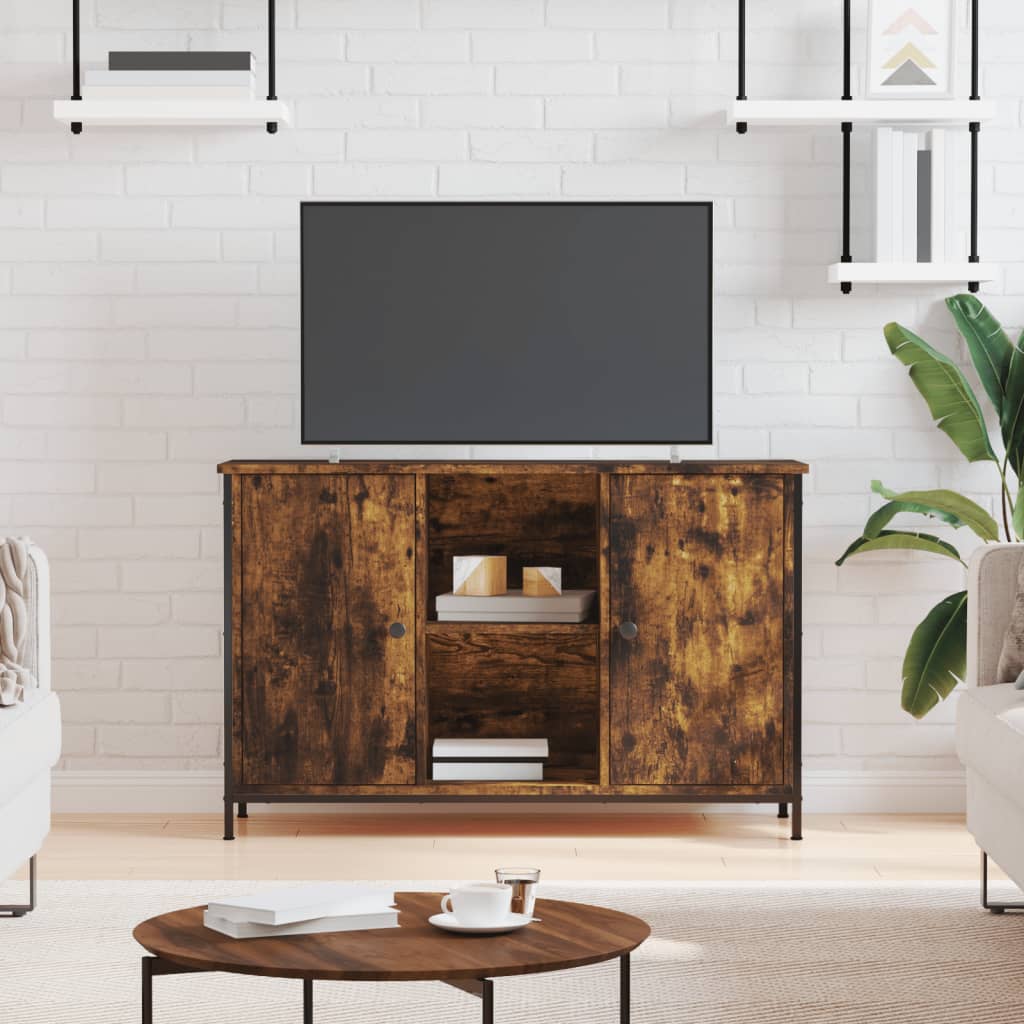 JUNG Vida TV-Schrank Räuchereiche 100x35x65 cm Holzwerkstoff