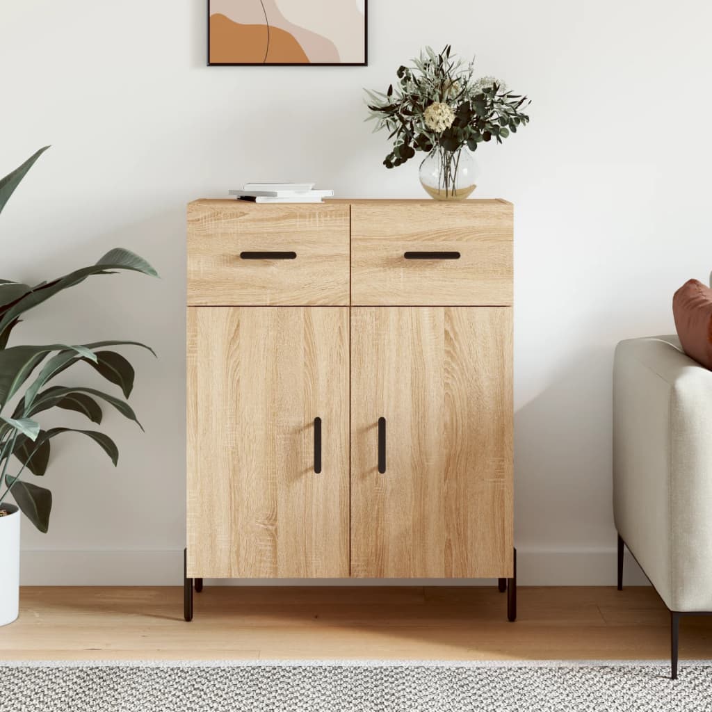 JUNG Vida Sideboard Sonoma-Eiche 69,5x34x90 cm Holzwerkstoff