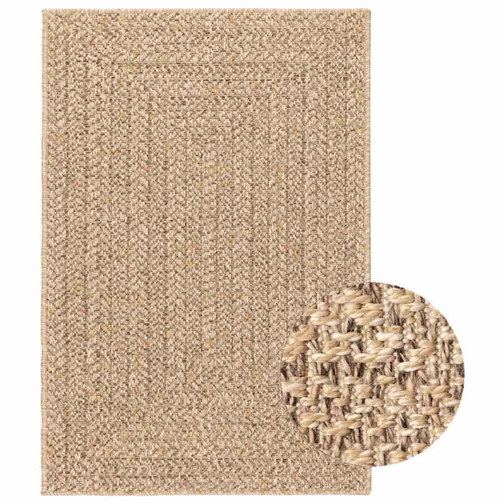 JUNG Vida Teppich 120x170 cm Jute-Optik Innen und Außen