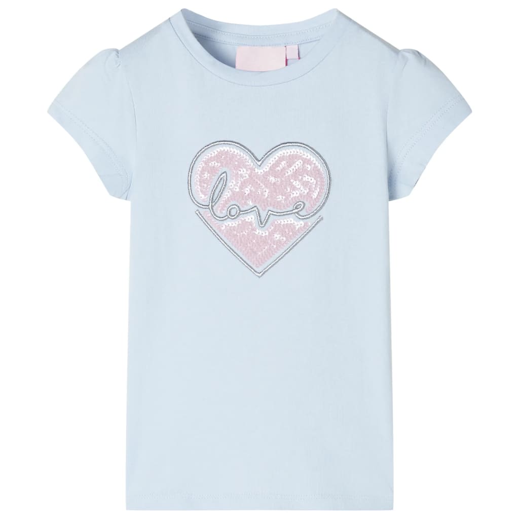 JUNG Vida Kinder-T-Shirt Hellblau 128