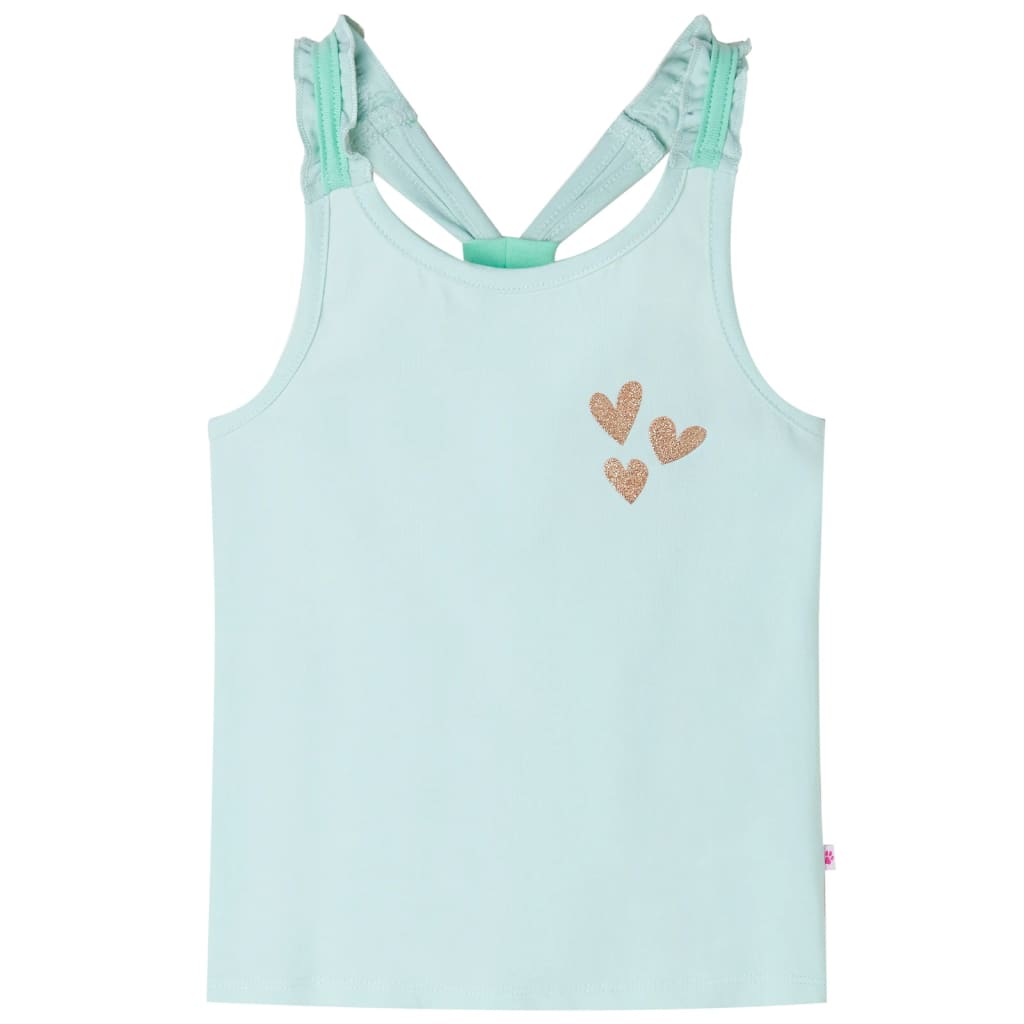 JUNG Vida Kinder-Tanktop Helles Minzgrün 116