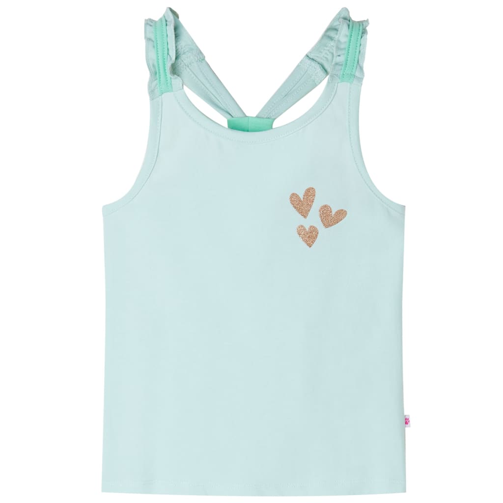 JUNG Vida Kinder-Tanktop Helles Minzgrün 128