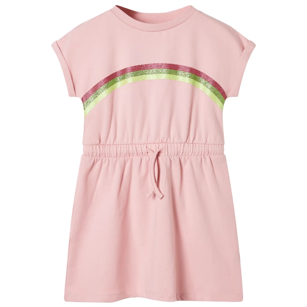 JUNG Vida Kinderkleid mit Kordelzug Hellrosa 140