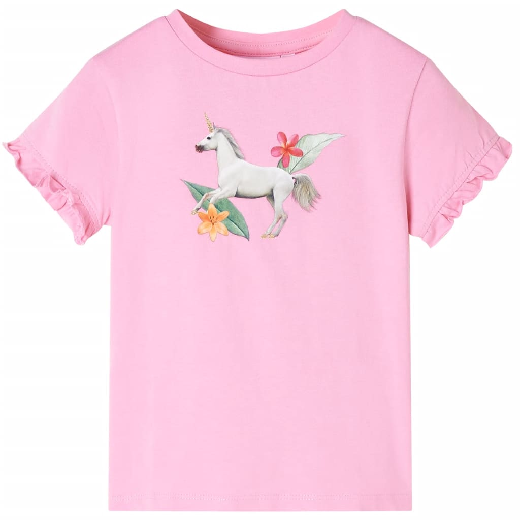 JUNG Vida Kinder-Kurzarmshirt Hellrosa 104