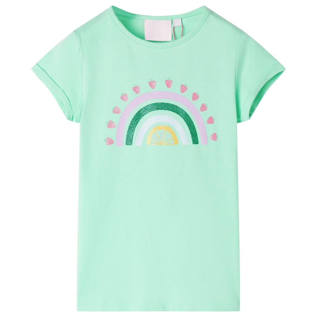 JUNG Vida Kinder-T-Shirt Knallgrün 128
