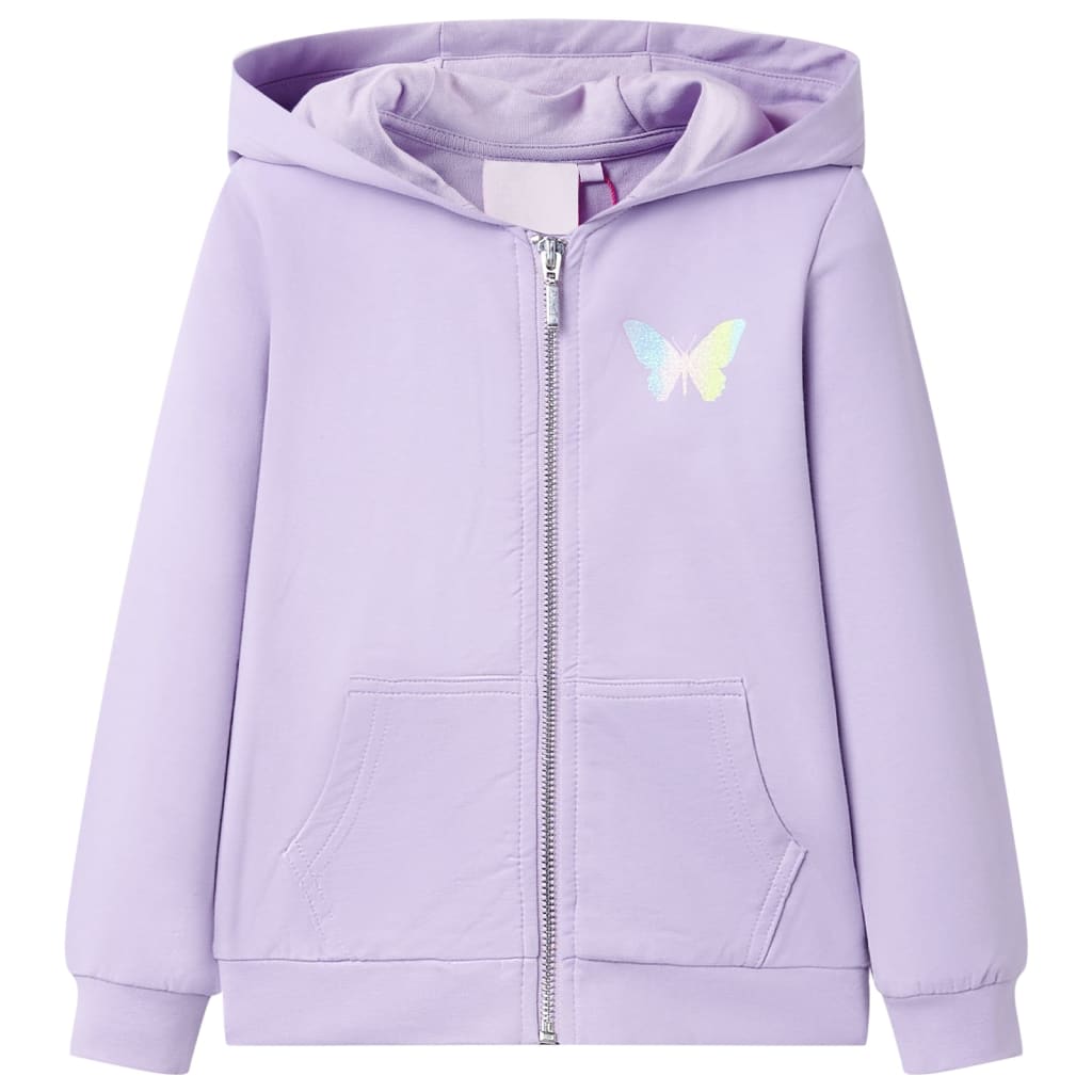 JUNG Vida Kinder-Kapuzenpullover Lila 104