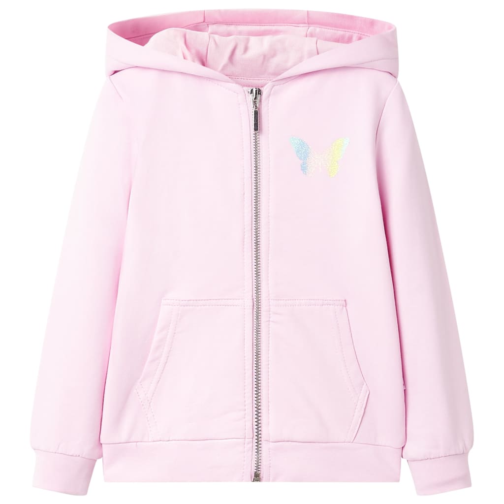 JUNG Vida Kinder-Kapuzenpullover Hellrosa 92