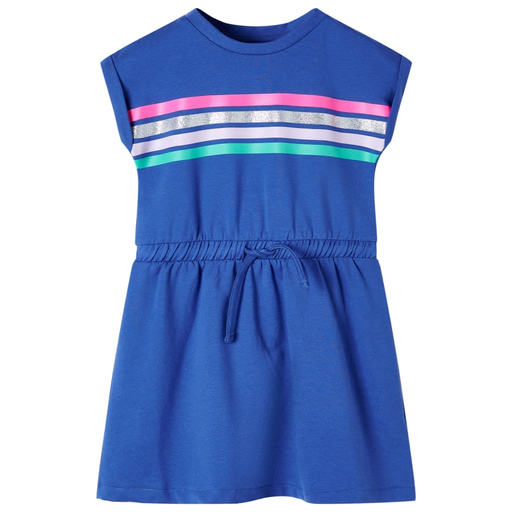JUNG Vida Kinderkleid mit Kordelzug Kobaltblau 116