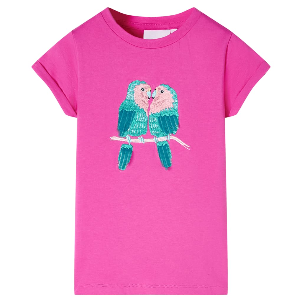 JUNG Vida Kinder-T-Shirt Dunkelrosa 140
