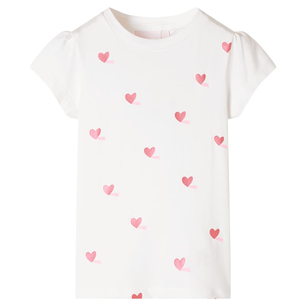 JUNG Vida Kinder-T-Shirt Ecru 128