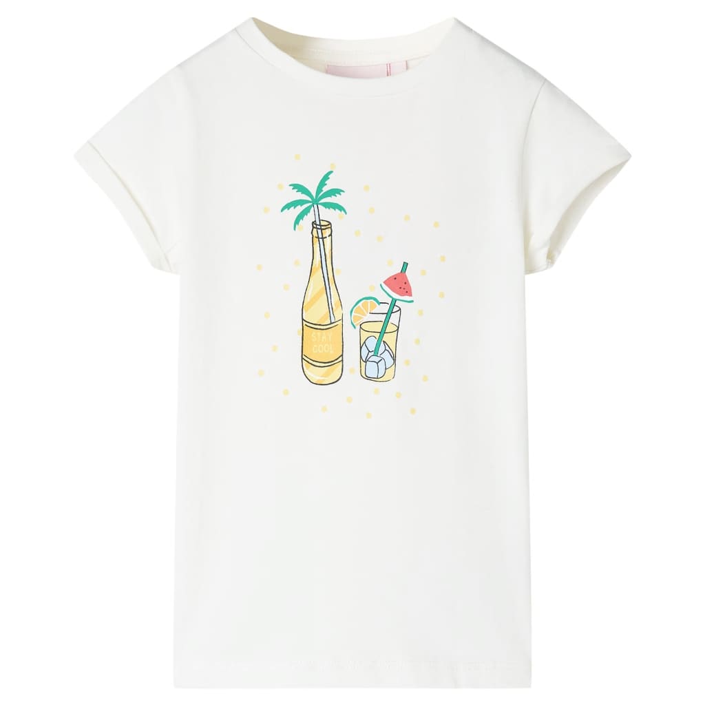 JUNG Vida Kinder-T-Shirt Ecru 116