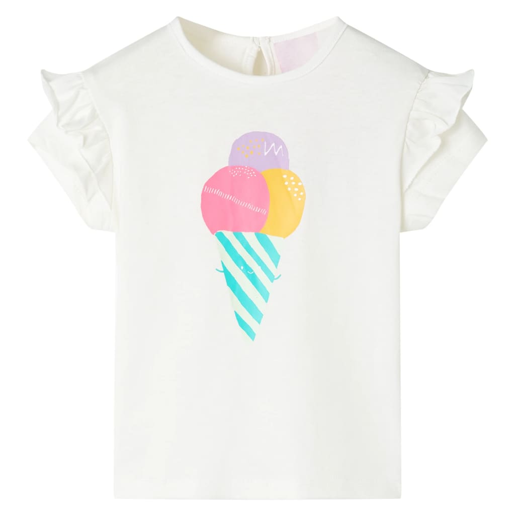 JUNG Vida Kinder-T-Shirt Ecru 116