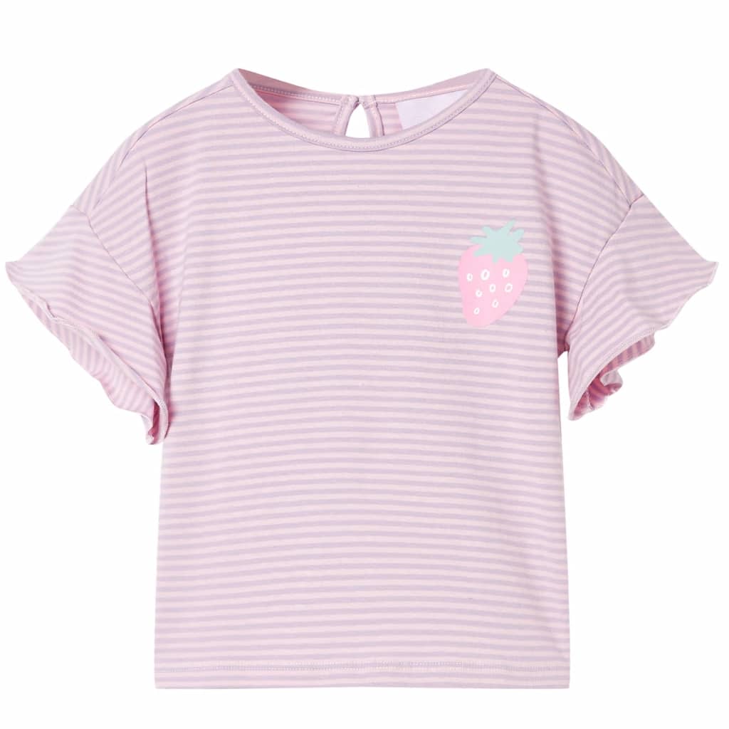 JUNG Vida Kinder-T-Shirt mit Rüschenärmeln Lila 104
